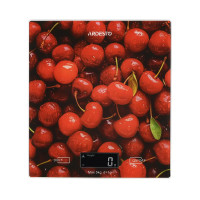 Кухонные электронные весы Ardesto SCK-893 Cherry до 5 кг, 1 г, стекло, LED