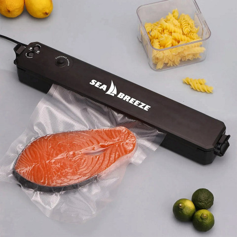 Вакууматор Sea Breeze SB-0501 140 Вт для продуктів, чорний