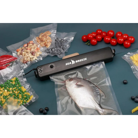 Вакууматор Sea Breeze SB-0501 140 Вт для продуктів, чорний