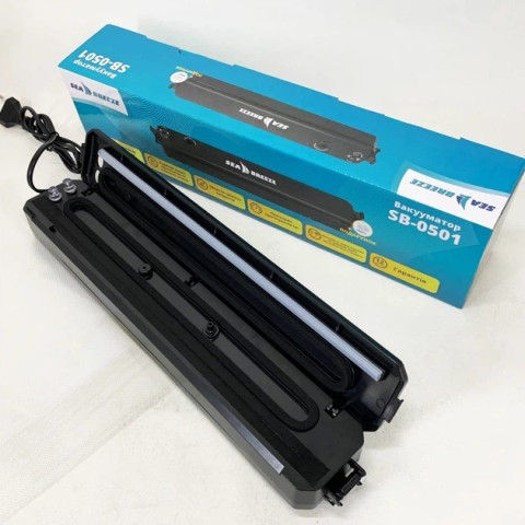 Вакууматор Sea Breeze SB-0501 140 Вт для продуктів, чорний