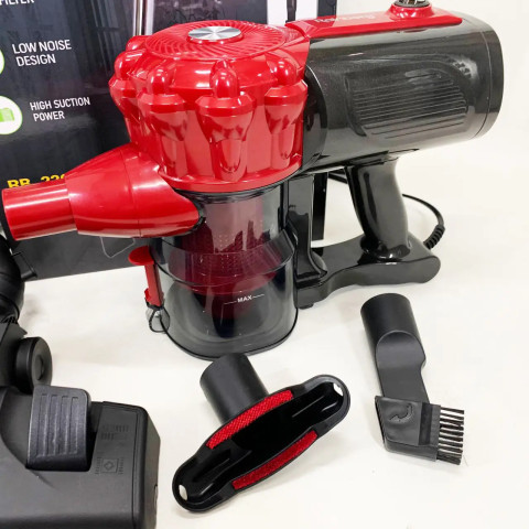Пилосос ручний вертикальний Rainberg RB-2265 2500 Вт для сухого прибирання червоний