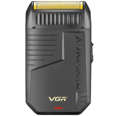 Електробритва VGR V-375 шейвер акумуляторний сітковий з тримером USB-C для чоловіків