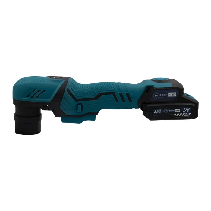 Акумуляторна ексцентрикова полірувальна машина PROFI-TEC PPM-8012SCP Set (1×PT1225 (2.5 Аг), зарядний пристрій): 80 мм, 75 мм