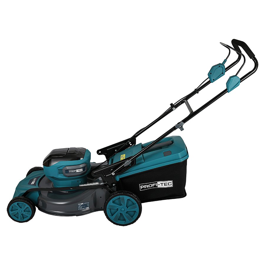Акумуляторна газонокосарка PROFI-TEC EcoCut 51 Pro (без акумулятора та зарядного пристрою): ширина 510 мм, висота 30 – 80 мм, газонокосарка без акумуляторів і зарядного пристрою