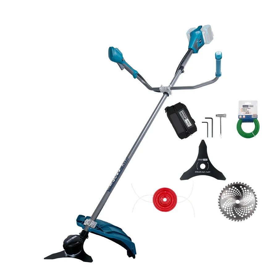 Акумуляторна коса PROFI-TEC PGT4540 POWERLine (без акумулятора та зарядного пристрою): 40 В (2×20 В), безщітковий, 5,6 кг