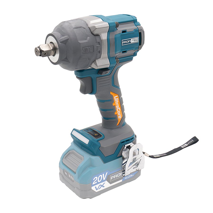 Акумуляторний гайковерт PROFI-TEC PPTW11020 UltraCore (без акумулятора та зарядного пристрою): 950 Нм, 1100 Нм